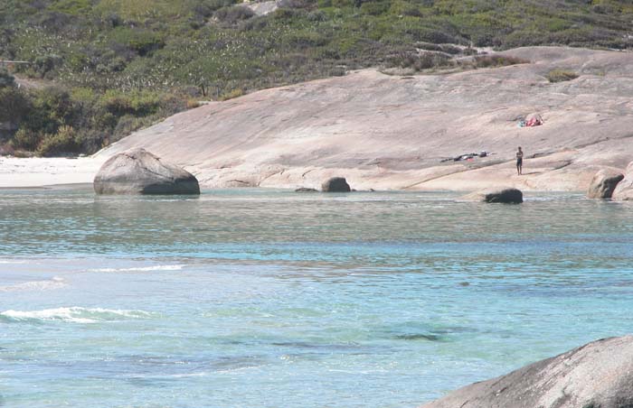 Green's Pool in the William Bay National Park and the boundary between our Bibbulmun walk in 2003 and 2004