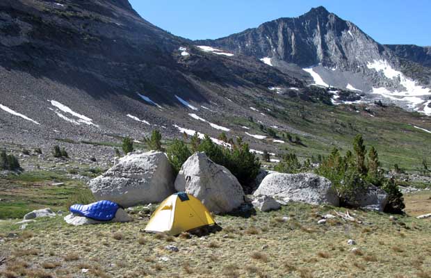 My camp in the upper section of Spiller Canyon 2008