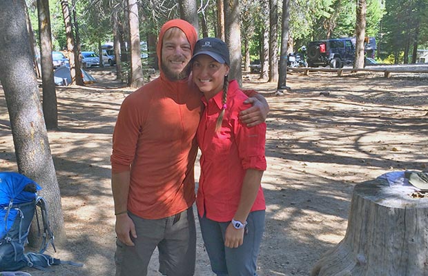VVR hiker campground neighbors: Eric and Emily from Toronto [2015]
