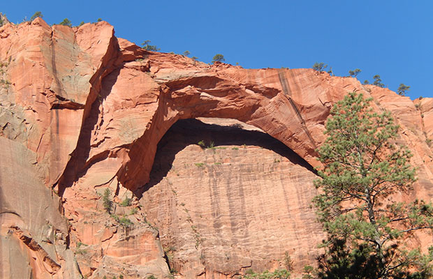 Kolob Arch accessed from La Verkin Creek - Zion National Park