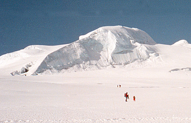Setting off from High Camp for the summit of Mera Peak.
