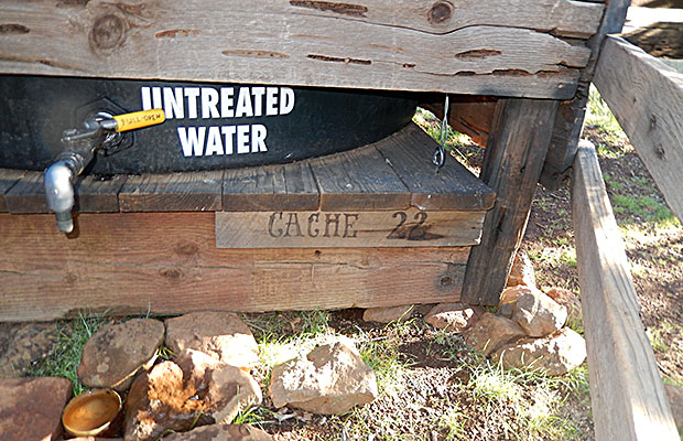 The iconic &quot;Cache 22&quot; water tank at Road 22. Thanks Jim, you're an Angel