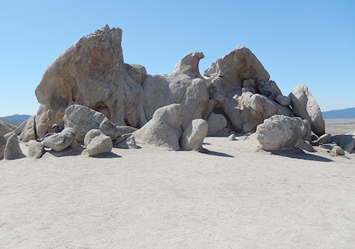 Eagle Rock, a tourist attraction a few miles south of Warner Springs.