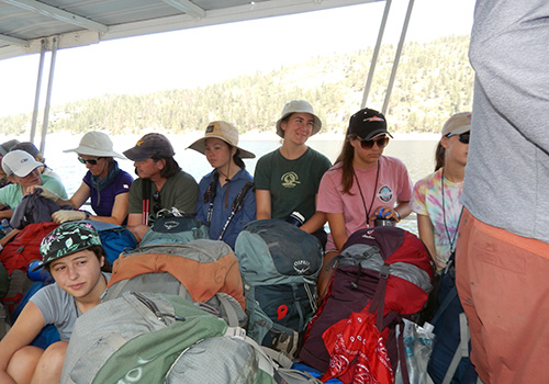 Part of the 15 member expedition to the 2nd Recess & Lake Italy