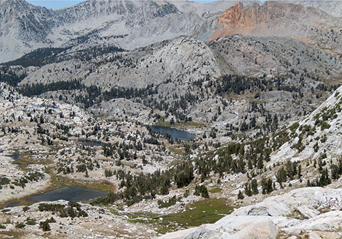 The view from the northern side of Shout of Relief Pass