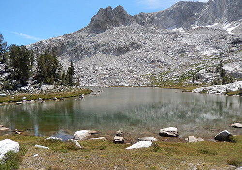 Small Mace Lake that's above and west of Issac Walton Lake
